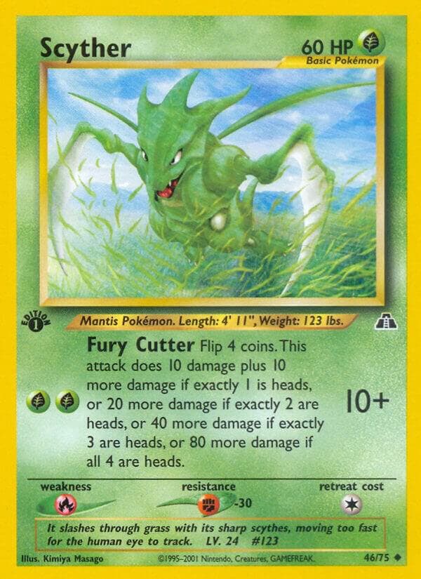 Scyther #46 — Neo Discovery