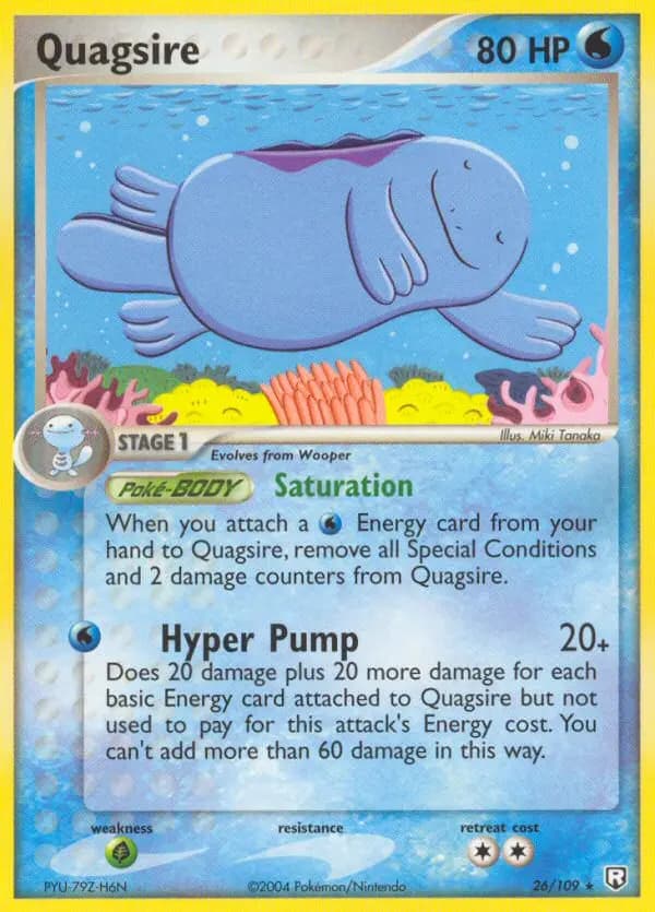 Quagsire #26 — EX Team Rocket Returns