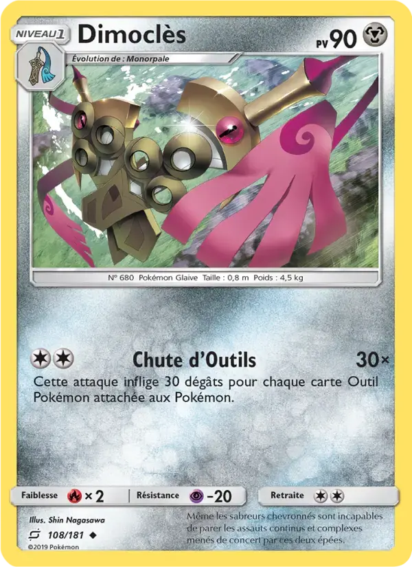 Carte Pokémon Dimoclès #108 — Duo de Choc