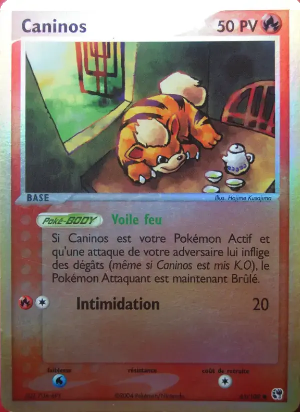 Carte Pokémon Caninos #65 — Tempête de Sable