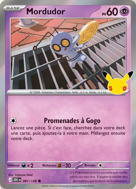 Carte Pokémon Mordudor #081 — 30ᵉ Anniversaire