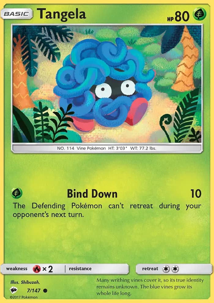 Tangela #7 — Burning Shadows