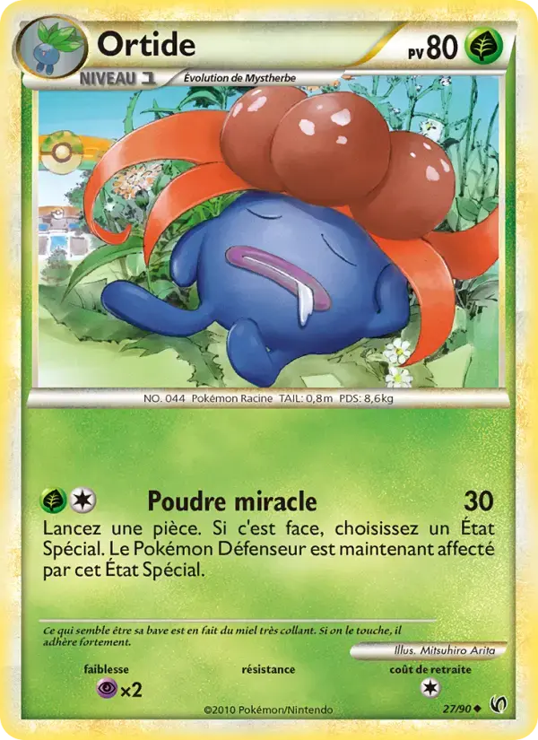 Carte Pokémon Ortide #27 — Indomptable