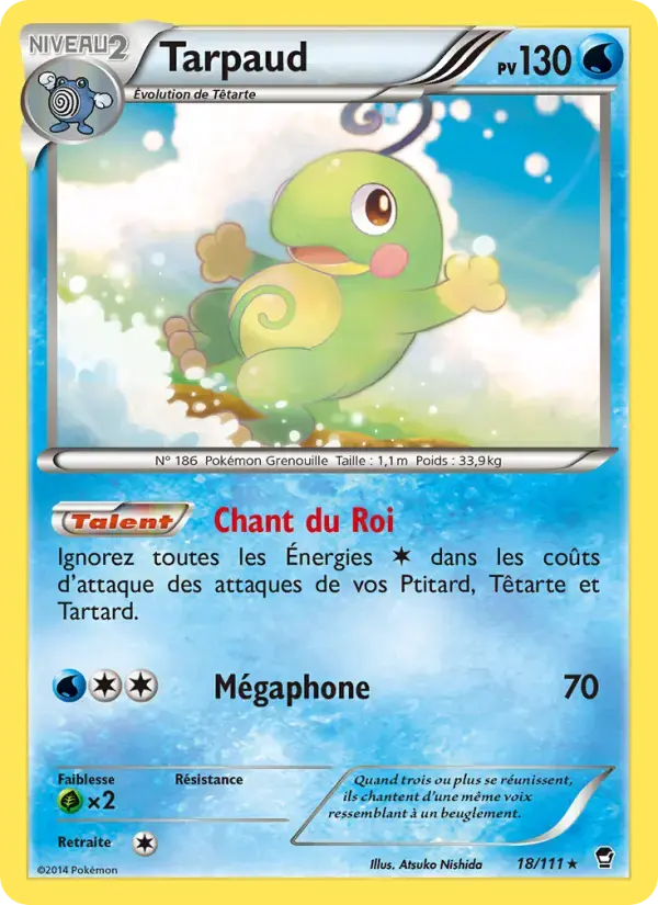 Carte Pokémon Tarpaud #18 — Poings Furieux