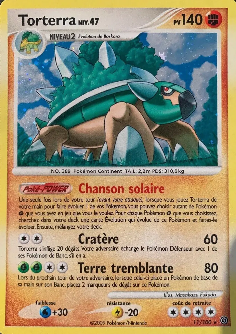 Carte Pokémon Torterra #11 — Tempête