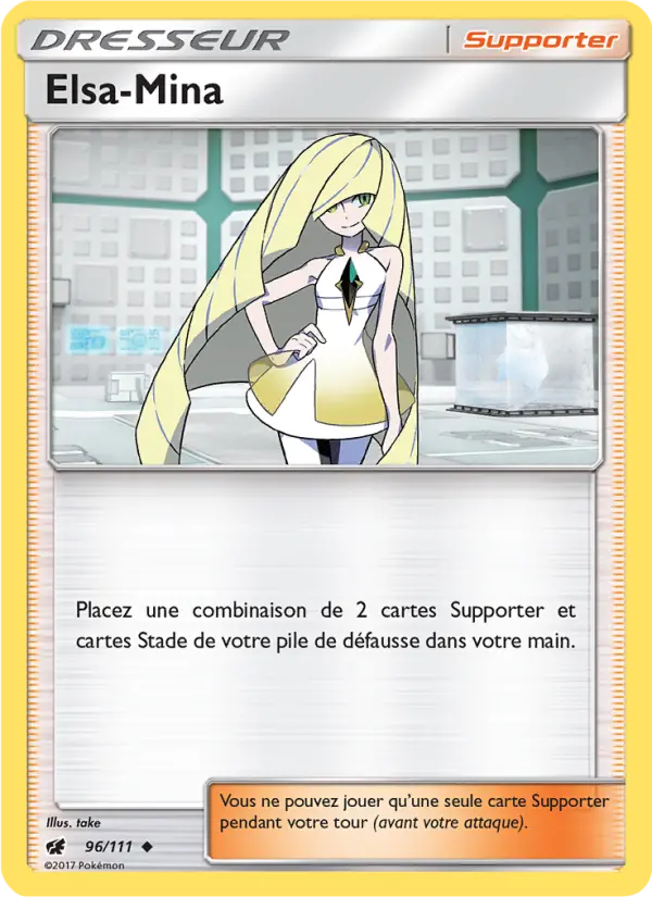 Carte Pokémon Elsa-Mina #96 — Invasion Carmin