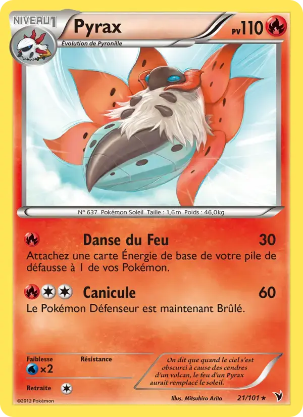 Carte Pokémon Pyrax #21 — Nobles Victoires