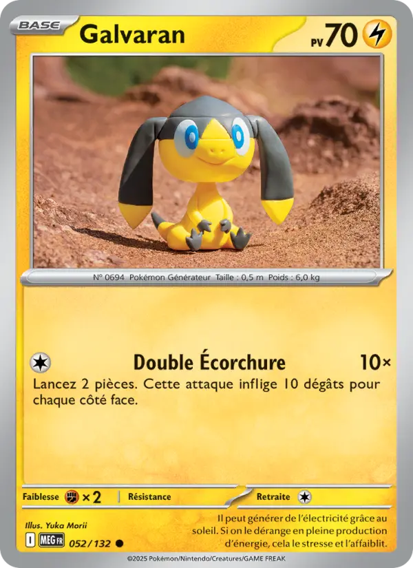 Carte Pokémon Galvaran #052 — Méga-Évolution