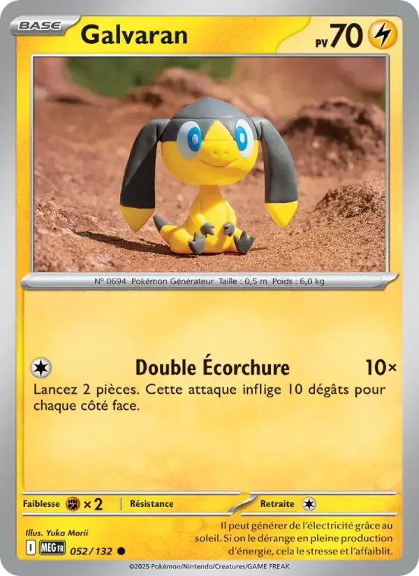 Carte Pokémon Galvaran #052 — Méga-Évolution