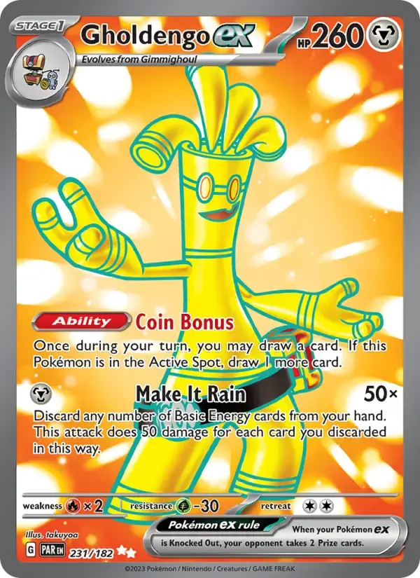Gholdengo ex #231 — Paradox Rift