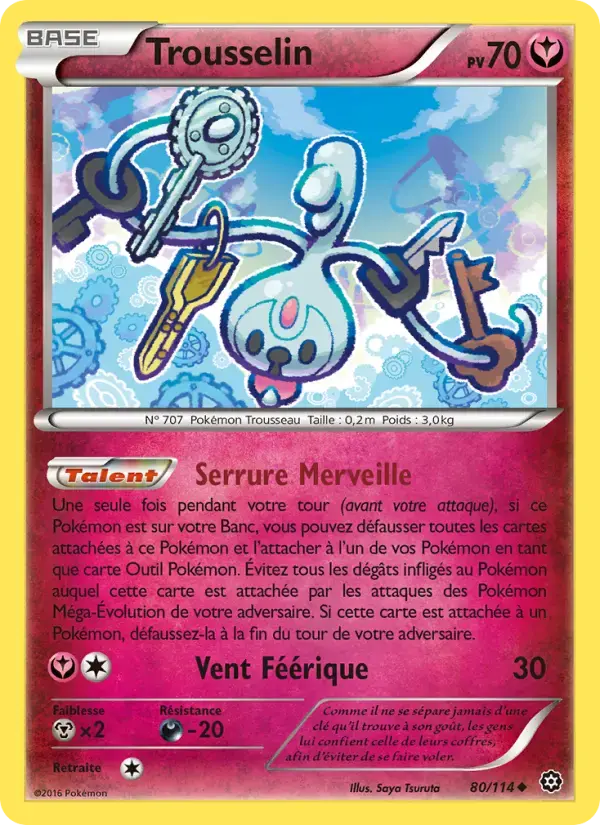 Carte Pokémon Trousselin #80 — Offensive Vapeur