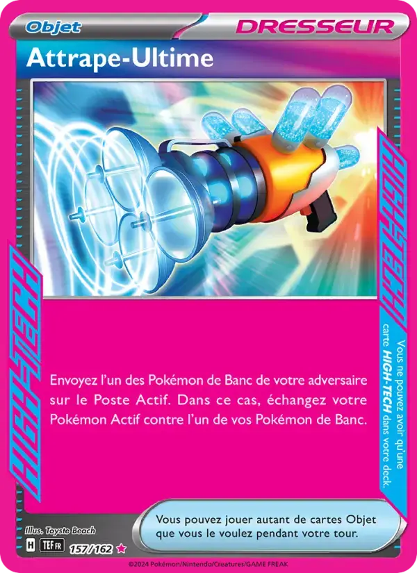 Carte Pokémon Attrape-Ultime #157 — Forces Temporelles