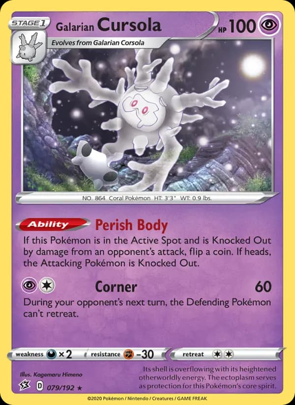 Galarian Cursola #79 — Rebel Clash