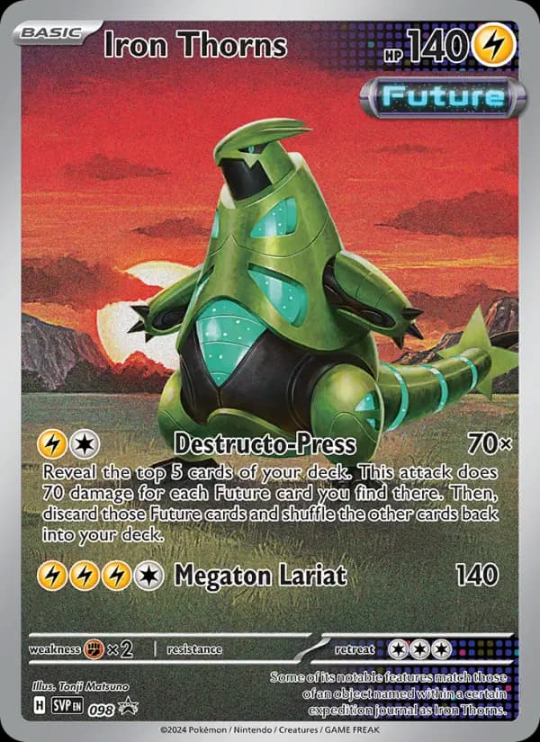 Carte Pokémon Épine-de-Fer #098 — Promos Écarlate et Violet