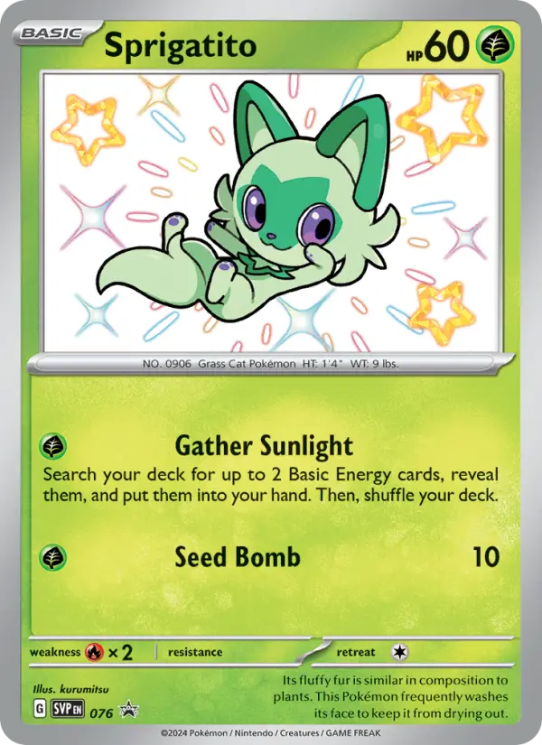 Carte Pokémon Poussacha #076 — Promos Écarlate et Violet