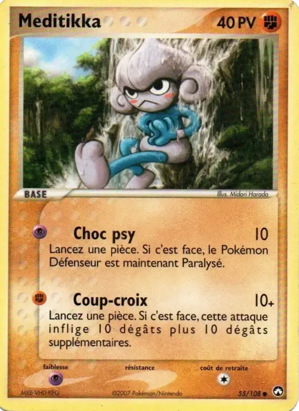 Carte Pokémon Meditikka #55 — Gardiens du Pouvoir