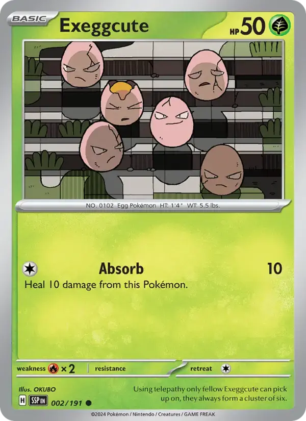 Exeggcute #002 — Surging Sparks