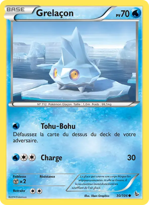 Carte Pokémon Grelaçon #30 — Étincelles