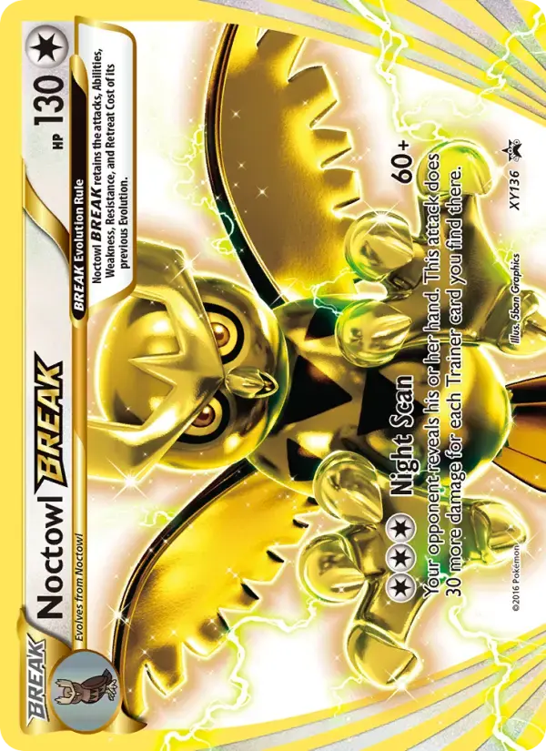 Carte Pokémon Noctowl BREAK #XY136 — Promos X&Y