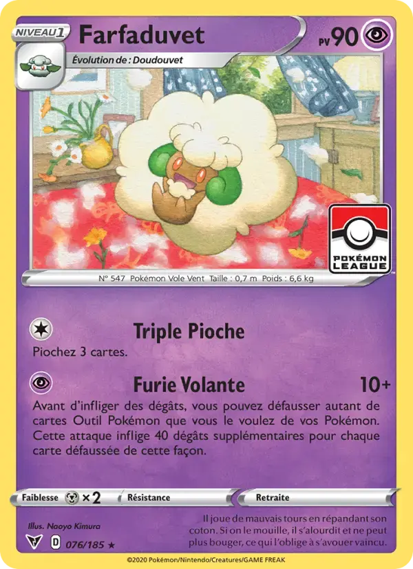 Carte Pokémon Farfaduvet #76 — Voltage Éclatant