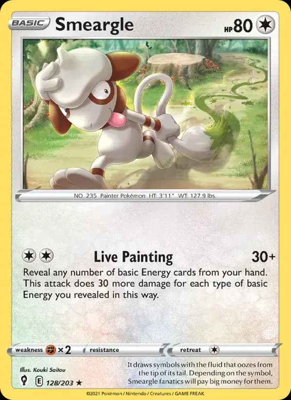 Smeargle #128 — Evolving Skies