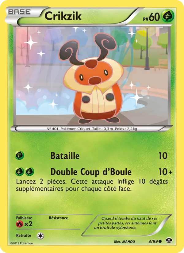 Carte Pokémon Crikzik #3 — Destinées Futures