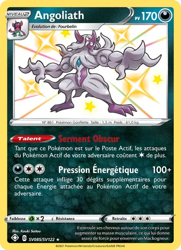 Carte Pokémon Angoliath #SV085 — Destinées Radieuses