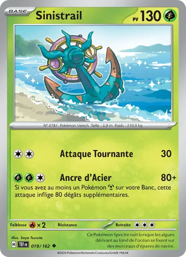 Carte Pokémon Sinistrail #019 — Forces Temporelles