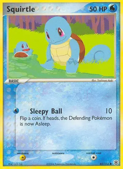 Squirtle #82 — FireRed & LeafGreen
