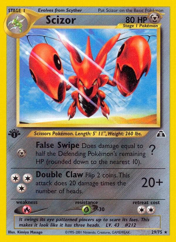 Scizor #29 — Neo Discovery