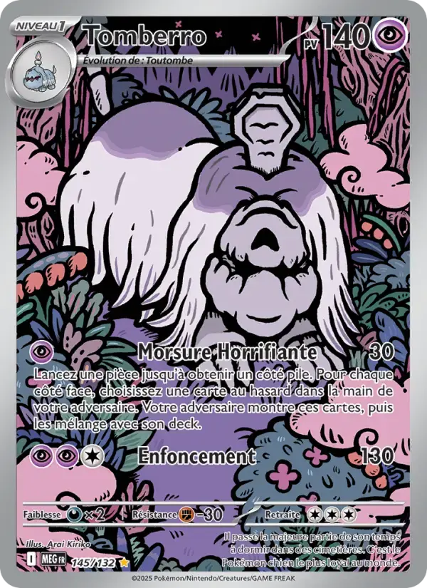 Carte Pokémon Tomberro #145 — Méga-Évolution