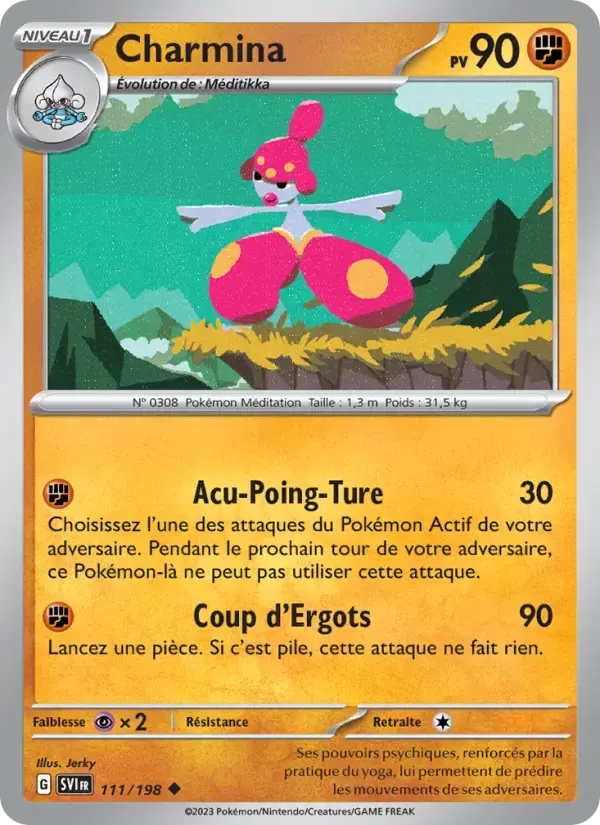 Carte Pokémon Charmina #111 — Écarlate et Violet