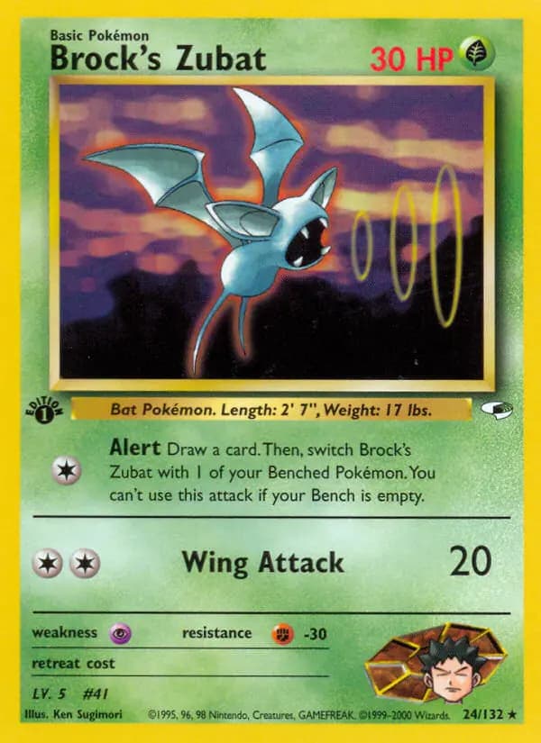 Brock's Zubat #24 — Gym Heroes
