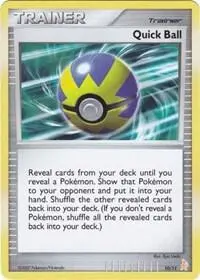 Carte Pokémon Quick Ball #10 — Kit du Dresseur DP (Lucario)