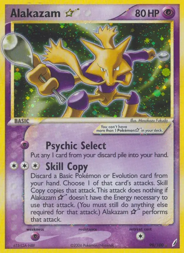 Alakazam Star #99 — Crystal Guardians