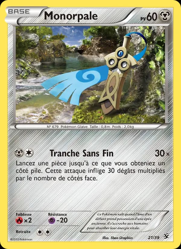 Carte Pokémon Monorpale #21 — Bienvenue à Kalos