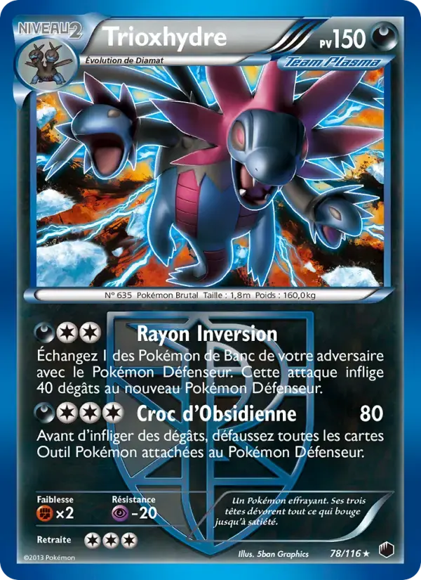 Carte Pokémon Trioxhydre #78 — Glaciation Plasma