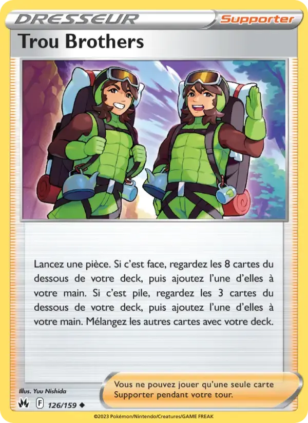 Carte Pokémon Trou Brothers #126 — Zénith Suprême