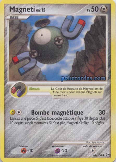 Carte Pokémon Magneti #66 — Tempête