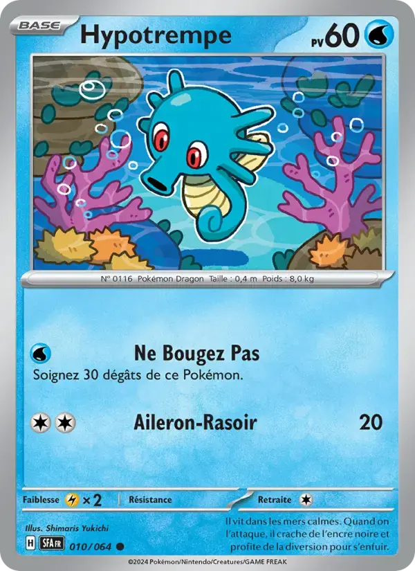 Carte Pokémon Hypotrempe #010 — Fable Nébuleuse