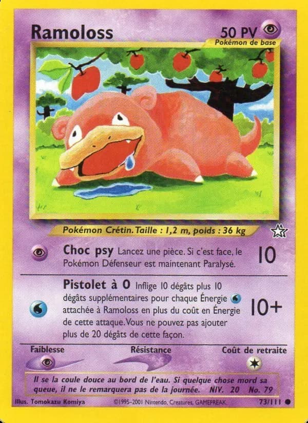 Carte Pokémon Ramoloss #73 — Neo Genesis