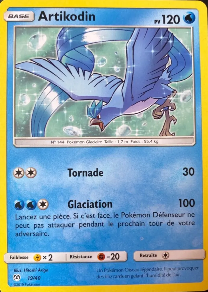 Carte Pokémon Artikodin #19 — 2019 Promo McDonald's