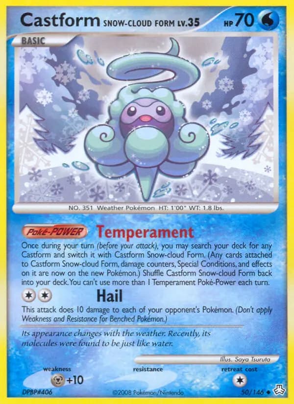 Castform Snow-cloud Form #50 — Legends Awakened