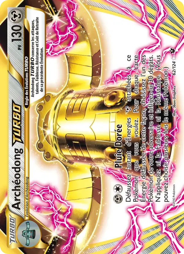 Carte Pokémon Archéodong TURBO #62 — Impact des Destins