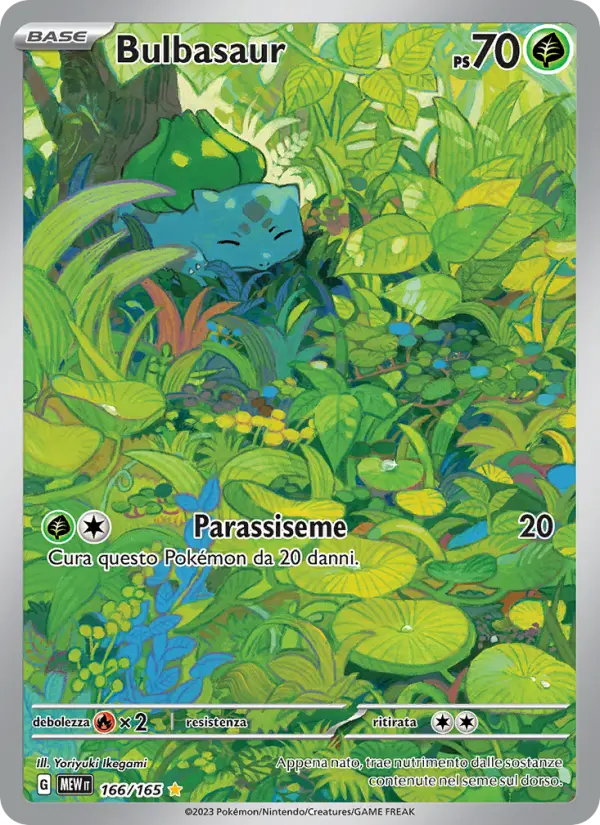 Carte Pokémon Bulbizarre #166 — Pokémon 151