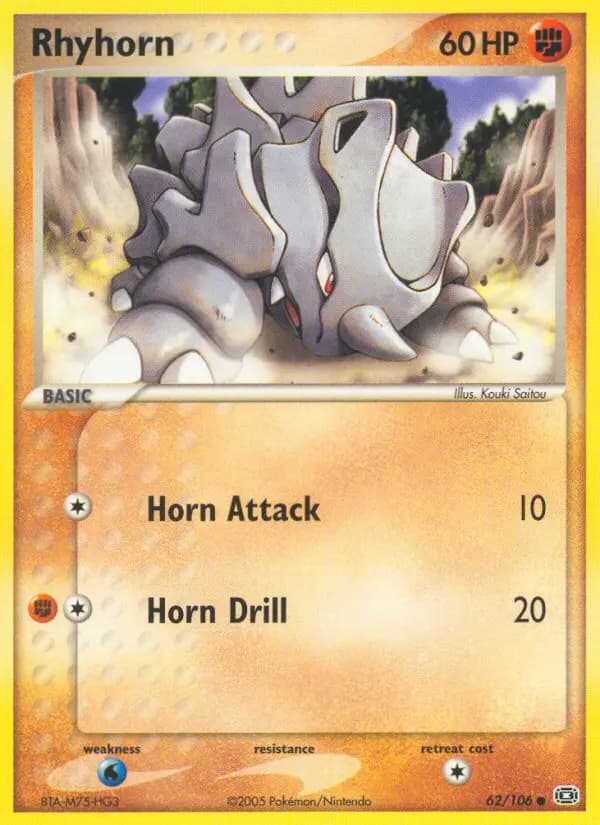 Rhyhorn #62 — Emerald