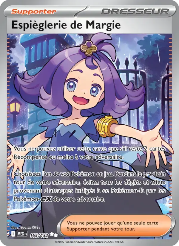 Carte Pokémon Espièglerie de Margie #165 — Méga-Évolution