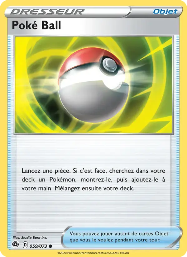 Carte Pokémon Poké Ball #59 — La Voie du Maître