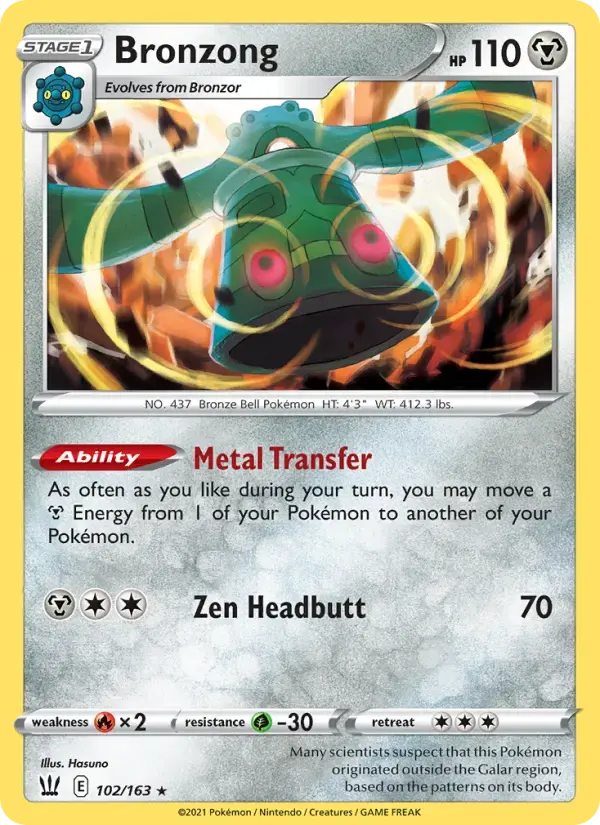 Bronzong #102 — Battle Styles