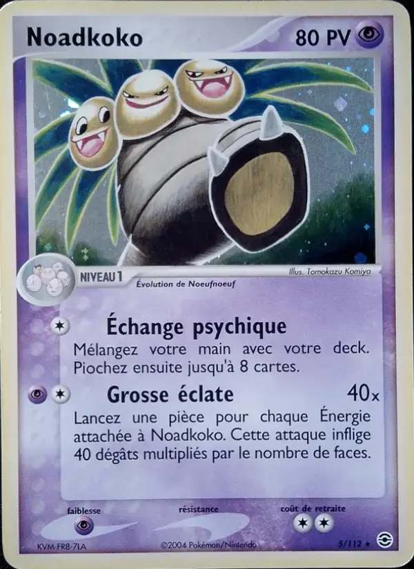 Carte Pokémon Noadkoko #5 — Rouge Feu & Vert Feuille
